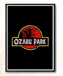 Ozaru Park Modern Poster Print