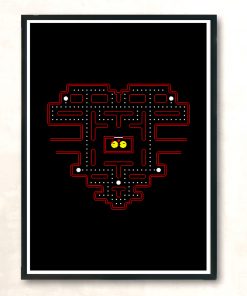 Pac Love Modern Poster Print