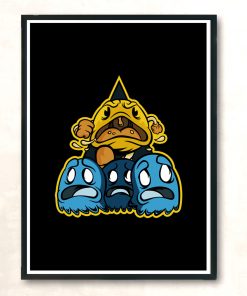 Pacman Unleashed Modern Poster Print