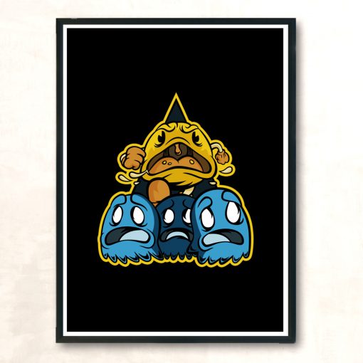 Pacman Unleashed Modern Poster Print