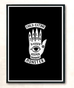 Pale Hand Modern Poster Print