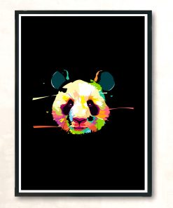 Panda Aquabear Modern Poster Print