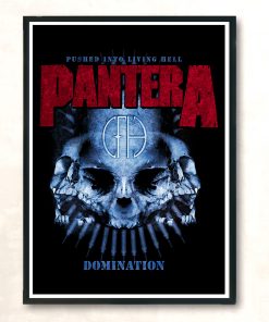 Pantera Domination Vintage Wall Poster