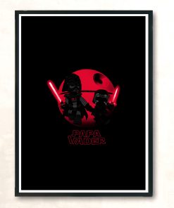 Papa Vader Modern Poster Print