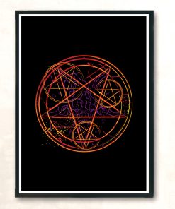 Pentagram Modern Poster Print