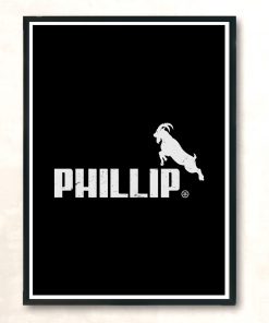 Phillip Logo Modern Poster Print