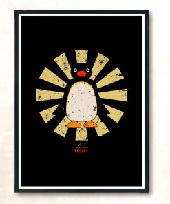 Pingu Noot Retro Japanese Modern Poster Print