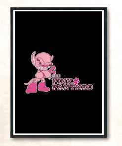 Pink Panthro Modern Poster Print