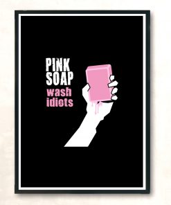 Pink Soap Modern Poster Print