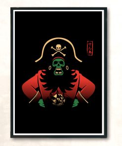 Pirate Island Modern Poster Print