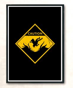 Pit Ahead Modern Poster Print