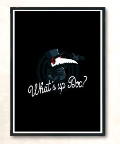 Plague Doc Modern Poster Print