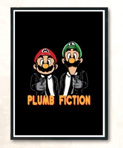 Plumb Fiction Modern Poster Print