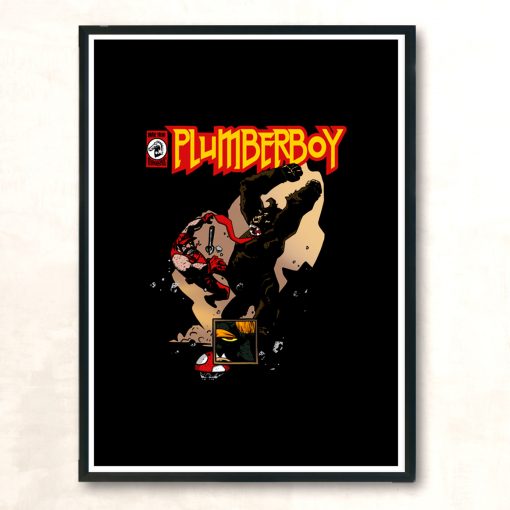 Plumberboy Modern Poster Print