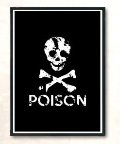 Poison Sign Modern Poster Print