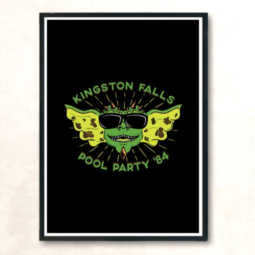 Pool Party 84 Modern Poster Print