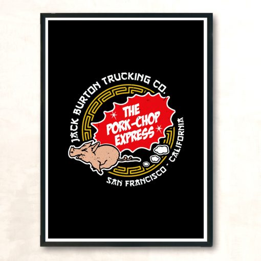 Pork Chop Express San Francisco Modern Poster Print