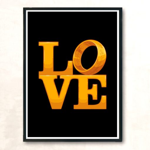 Precious Love Modern Poster Print