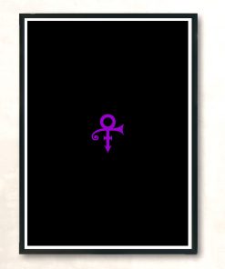 Prince Symbol Mineral Wash Modern Poster Print