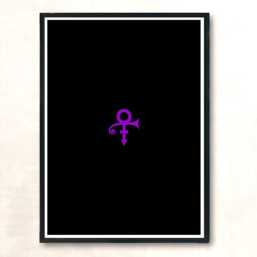 Prince Symbol Mineral Wash Modern Poster Print