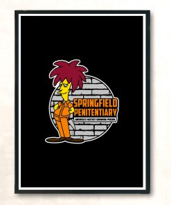 Prison Logo Modern Poster Print