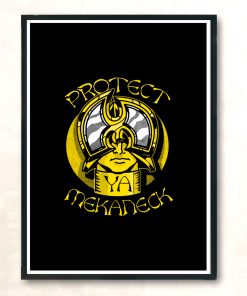 Protect Ya Mekaneck Modern Poster Print