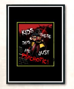 Psycho Sidekick Modern Poster Print