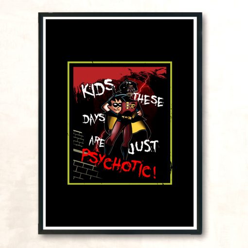 Psycho Sidekick Modern Poster Print