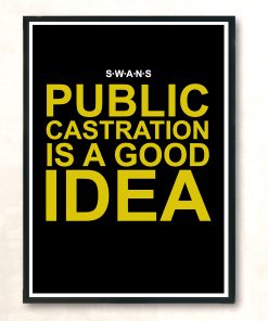 Public Castration Huge Wall Poster