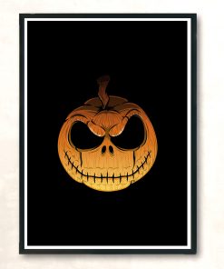 Pumpkin Jack Modern Poster Print