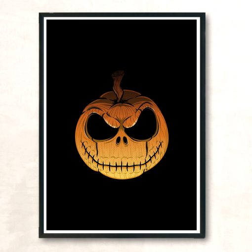 Pumpkin Jack Modern Poster Print