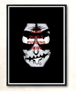 Purging Now Modern Poster Print