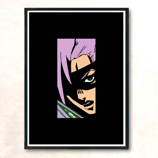 Purple Melone Modern Poster Print