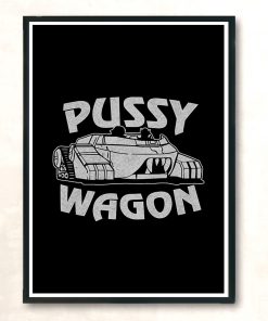 Pussy Wagon Modern Poster Print