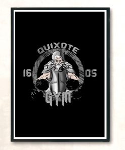 Quixote Gym Modern Poster Print