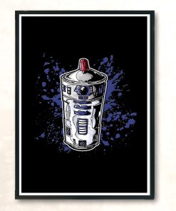 R2 Blue Modern Poster Print