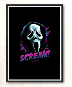 Rad Scream Modern Poster Print