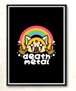 Rage Death Metal Modern Poster Print