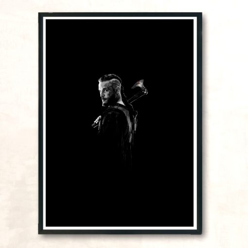 Ragnar Warrior King Modern Poster Print