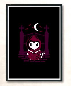 Reaper Kitty Modern Poster Print