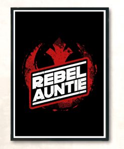 Rebel Auntie Modern Poster Print