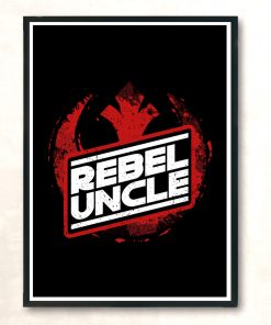 Rebel Uncle Modern Poster Print