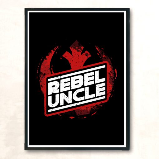 Rebel Uncle Modern Poster Print