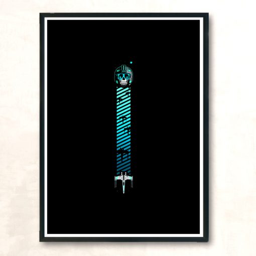 Rebel Xwing Tag Modern Poster Print