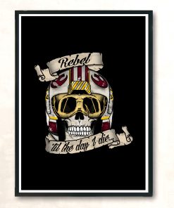 Rebel til The End Modern Poster Print