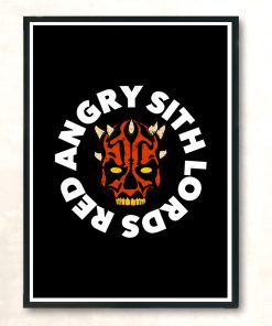 Red Angry Sith Lords Dark Modern Poster Print