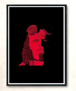 Red Demon Modern Poster Print