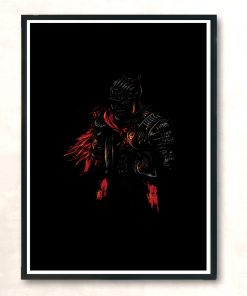 Red Knight Modern Poster Print