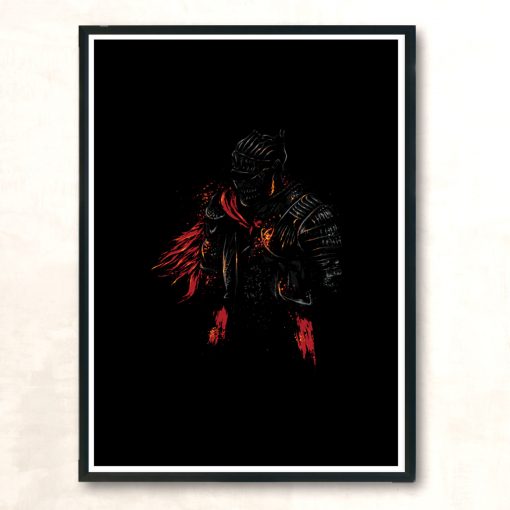 Red Knight Modern Poster Print