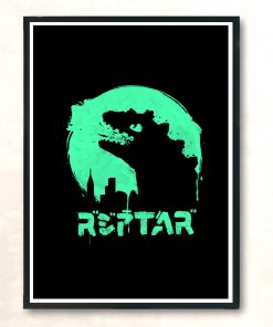 Reptzilla Modern Poster Print